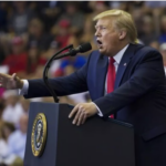 President Trump rages at crowd